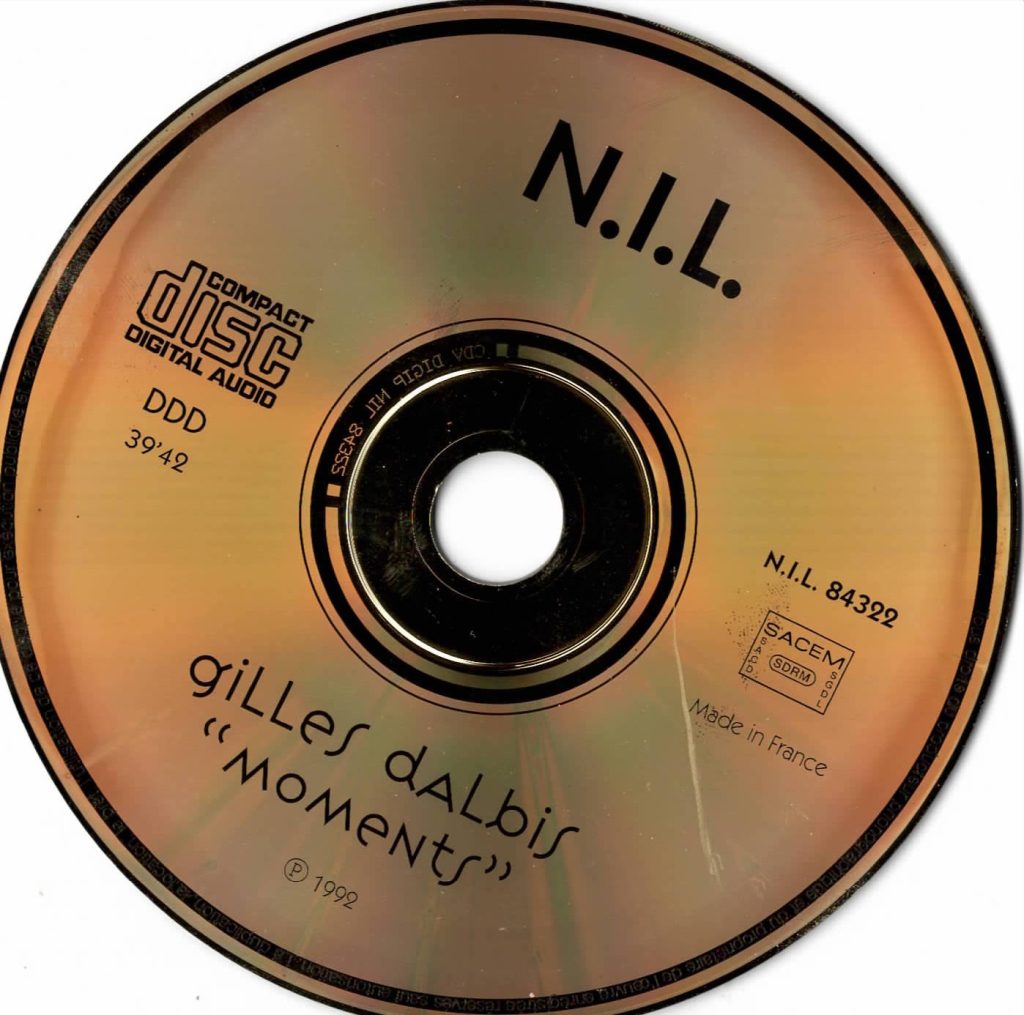 Gilles Dalbis 1992 CD MOMENTS