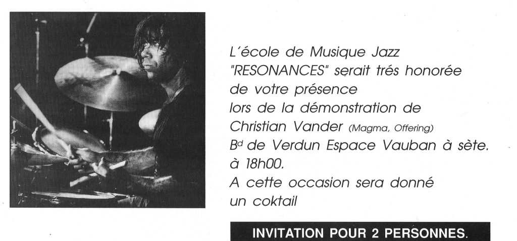 Christian-Vander-Ecole-de-musique-resonances-Sete-1989