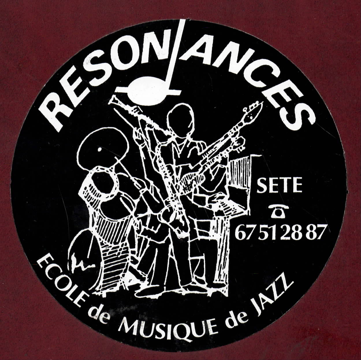 Ecole de musique Jazz Résonances Sète 1984-1990