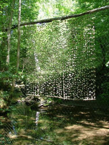 Traces de Méditerranée Création et Installation au Vallon du Villaret Lozère Taces by Gilles Dalbis